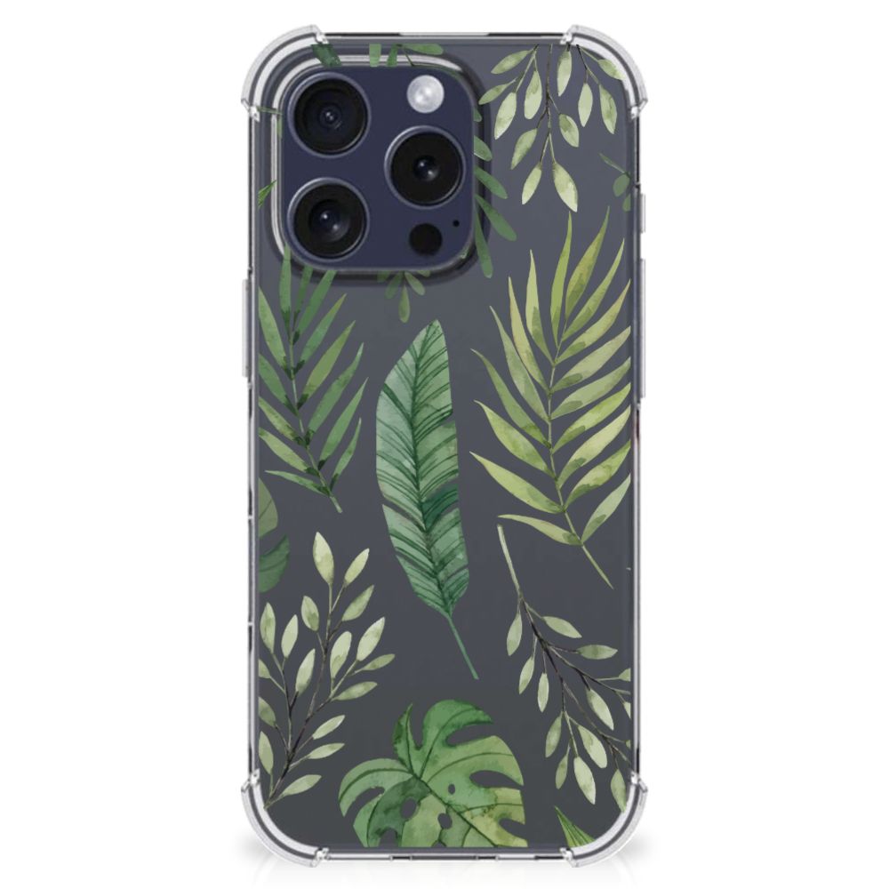 iPhone 16 Pro Case Leaves Leaves design voorkant