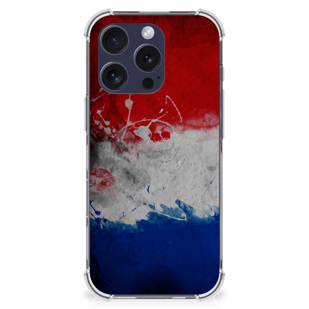iPhone 16 Pro Cover Case Nederland Nederlandse Vlag design voorkant