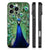 Apple iPhone 16 Pro iPhone 16 Pro Dierenprint Telefoonhoesje Pauw achterkant zijkant