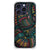 iPhone 16 Pro Doorzichtige Silicone Hoesje Aztec achterkant design kleurrijk patroon