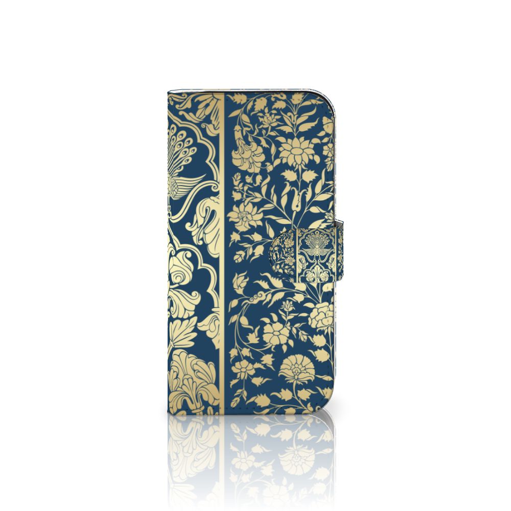 iPhone 16 Pro Hoesje Beige Flowers hoesje bloemen koninklijk aanzicht