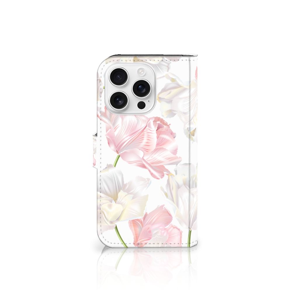iPhone 16 Pro Hoesje Lovely Flowers design lovely bloemen aanzicht zij
