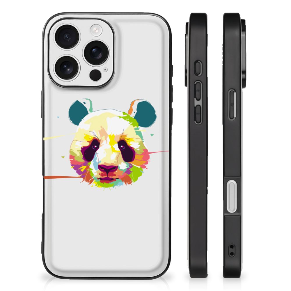Apple iPhone 16 Pro hoesje Panda Color illustraties afbeelding zijaanzicht