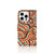 iPhone 16 Pro Hoesje Retro Hoesje retro felgekleurde ontwerpen zijaanzicht