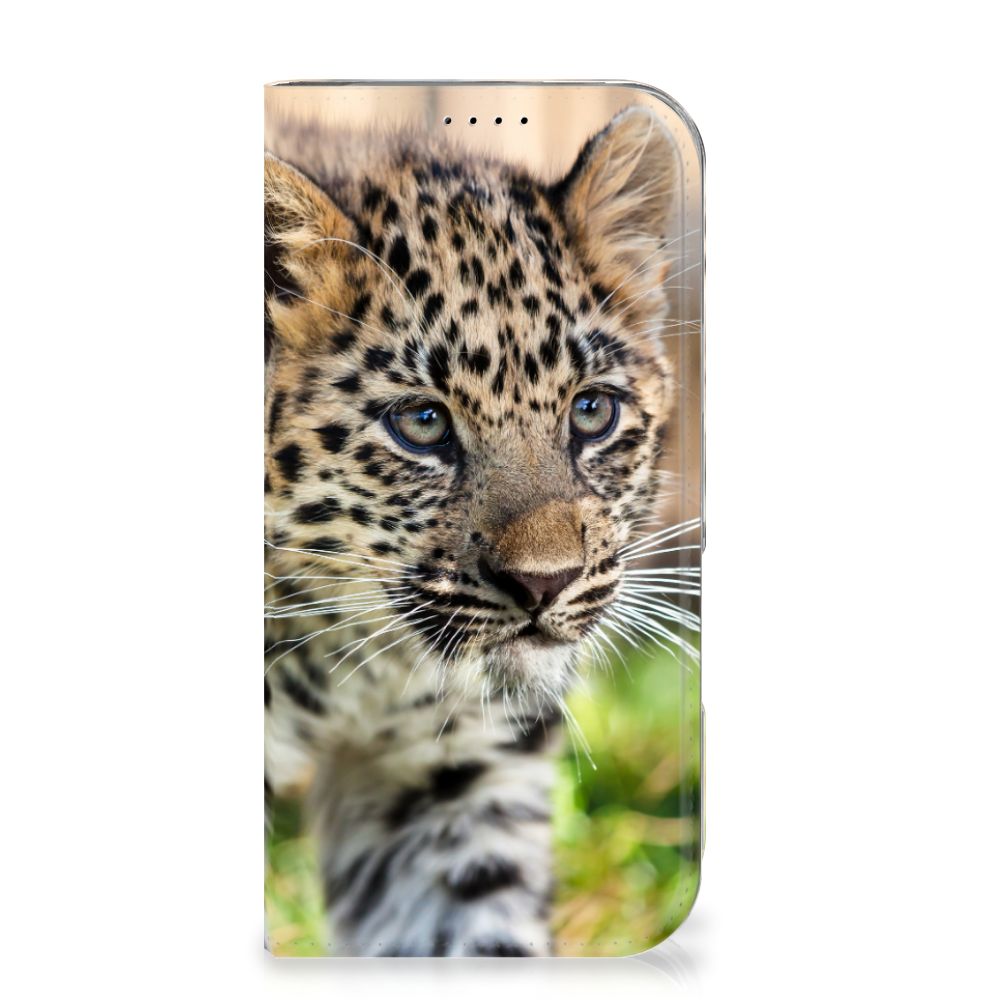 iPhone 16 Pro Hoesje maken Baby Luipaard ontwerp baby luipaard aanzicht