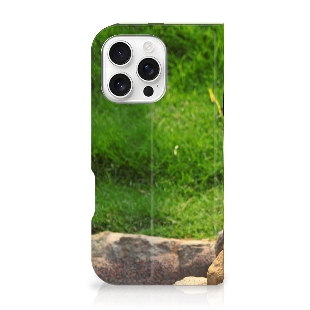 iPhone 16 Pro Hoesje maken Panda design hoesje voorzijde