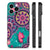 Apple iPhone 16 Pro Leuk Telefoonhoesje Cirkels en Vlinders back cover kleurrijk bloemen vlinders