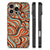 Apple iPhone 16 Pro iPhone 16 Pro Leuk Telefoonhoesje Retro kleurrijk design achteraanzicht