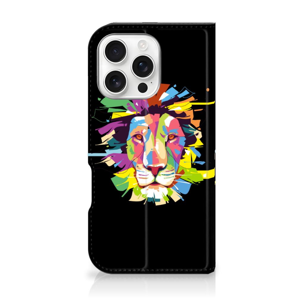 iPhone 16 Pro Magnet Case Lion Color voorkant