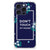 iPhone 16 Pro Max Anti Shock Case Flowers Blue DTMP voorkant