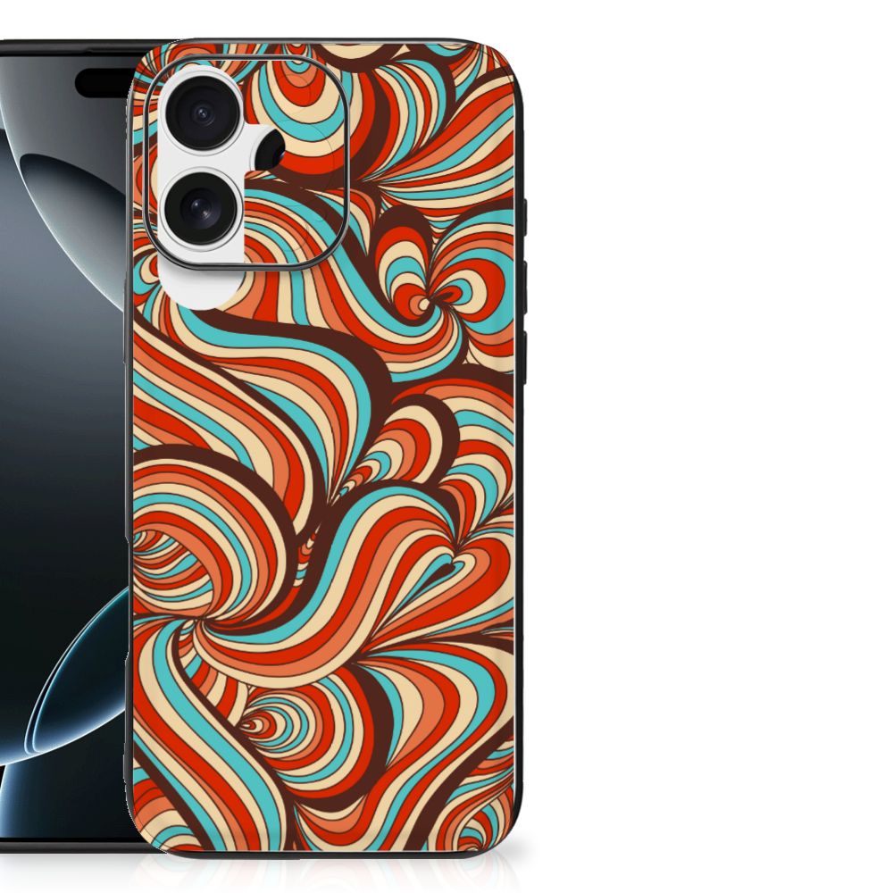 Apple iPhone 16 Pro Max Back Case Army Light patronen design achteraanzicht