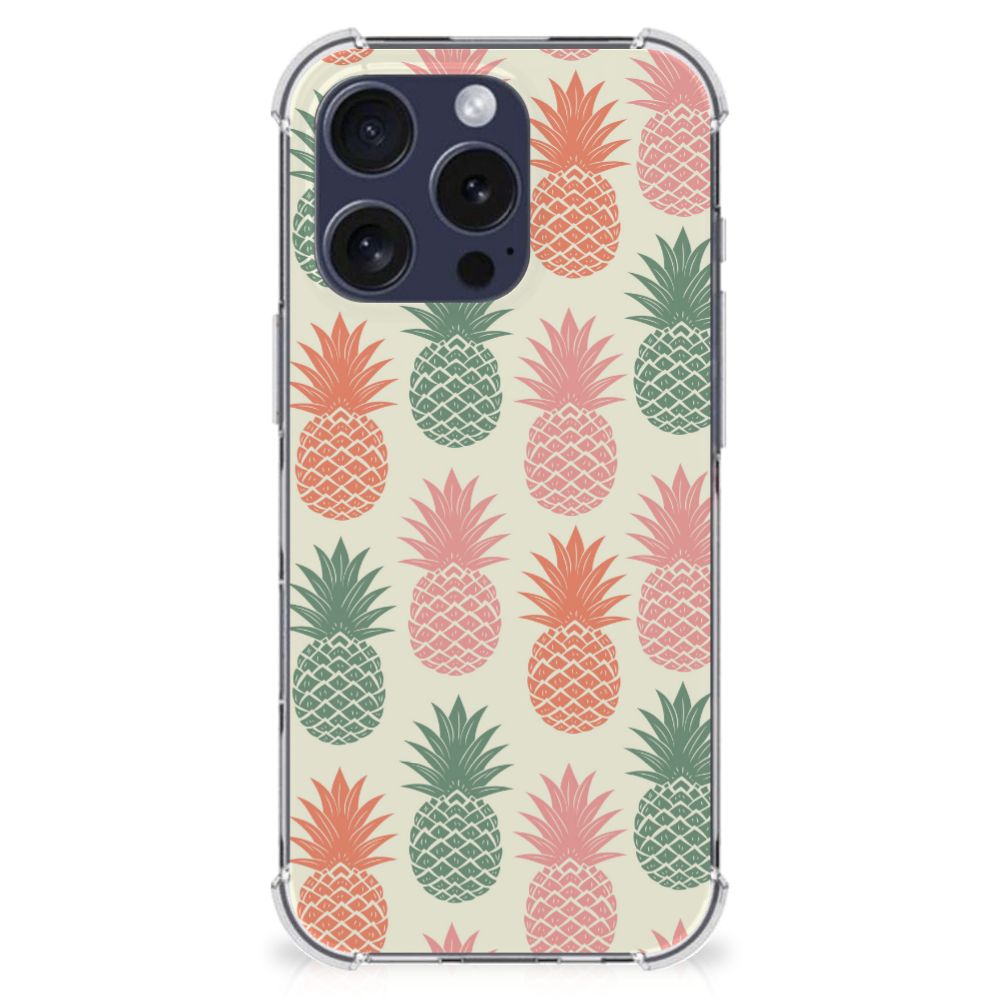 iPhone 16 Pro Max Beschermhoes Ananas achterkant design ananas