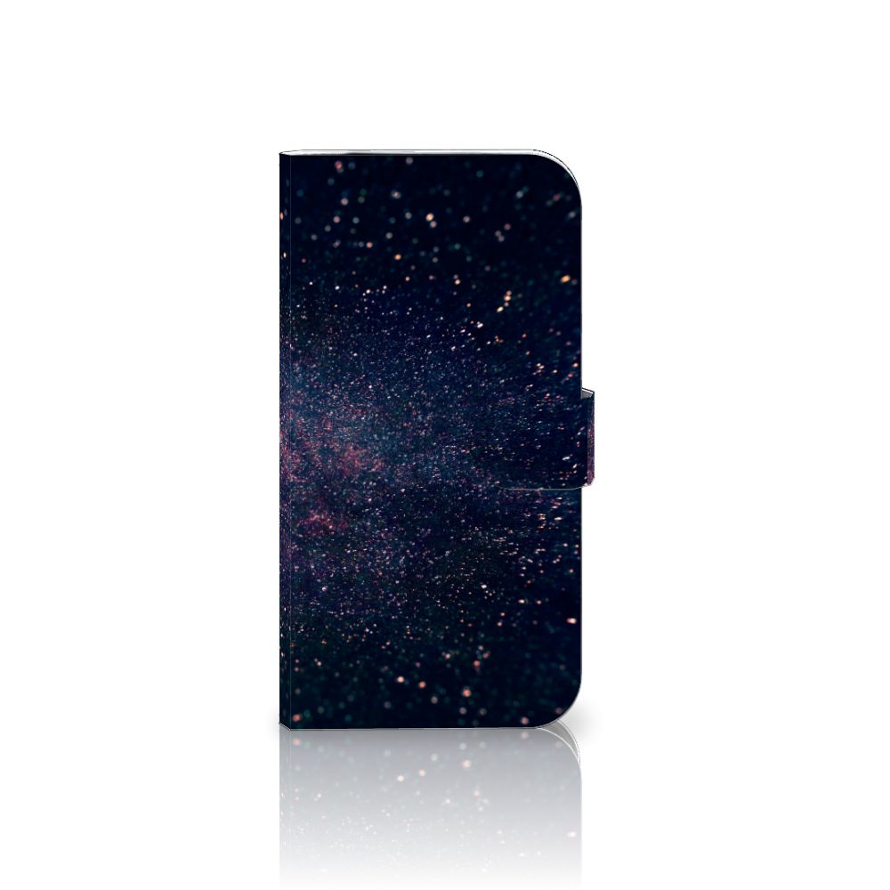 iPhone 16 Pro Max Book Case Stars boekhoes sterrenhemel voorzijde