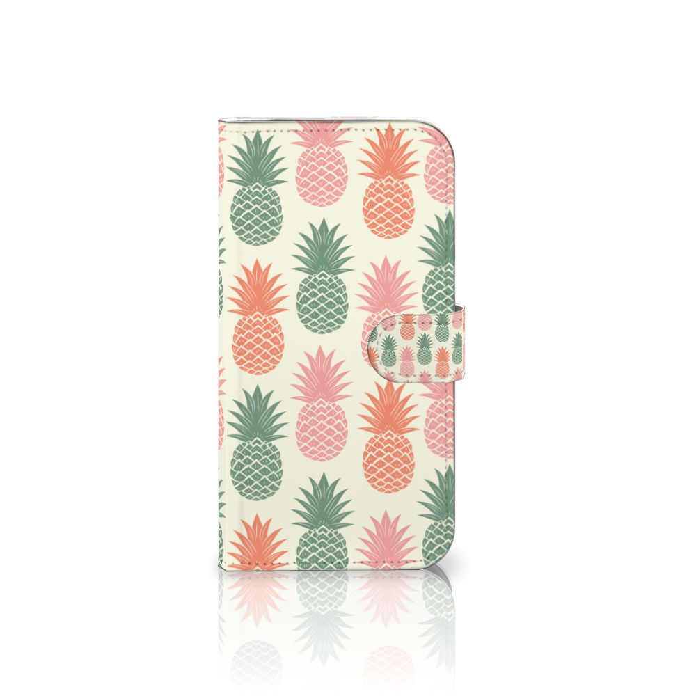 iPhone 16 Pro Max Book Cover Ananas boekhoes ananas design voorkant