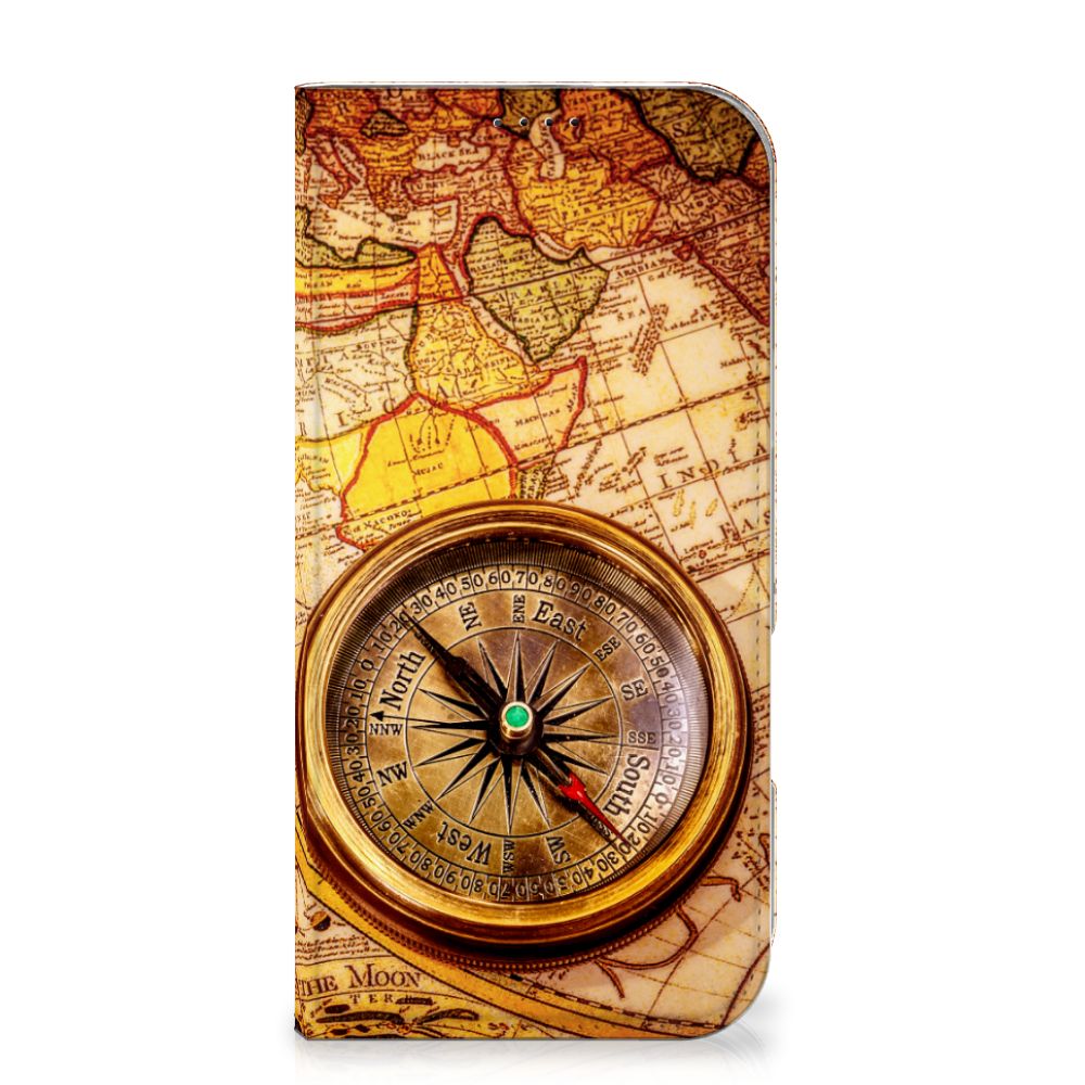 iPhone 16 Pro Max Book Cover Kompas kompas design voorkant