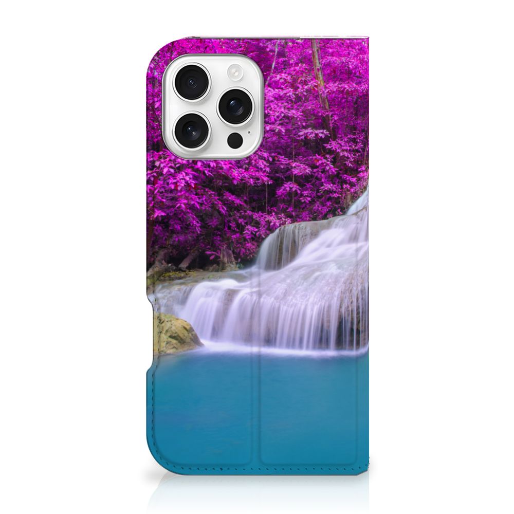 iPhone 16 Pro Max Book Cover Waterval design waterval voorkant