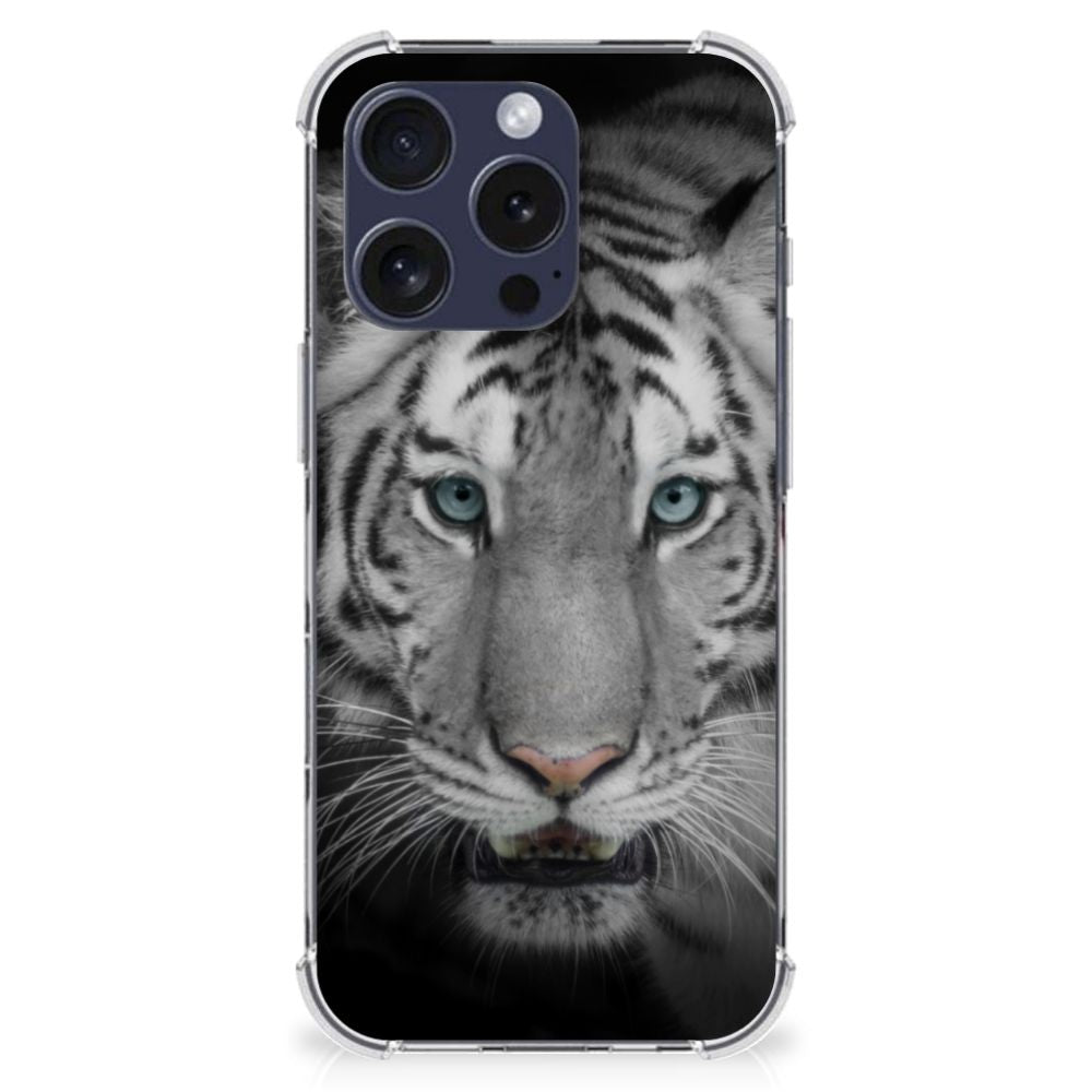 iPhone 16 Pro Max Case Anti-shock Tijger voorkant design tijger