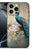 Apple iPhone 16 Pro Max Hoesje Baby Rhino illustratie peacock design