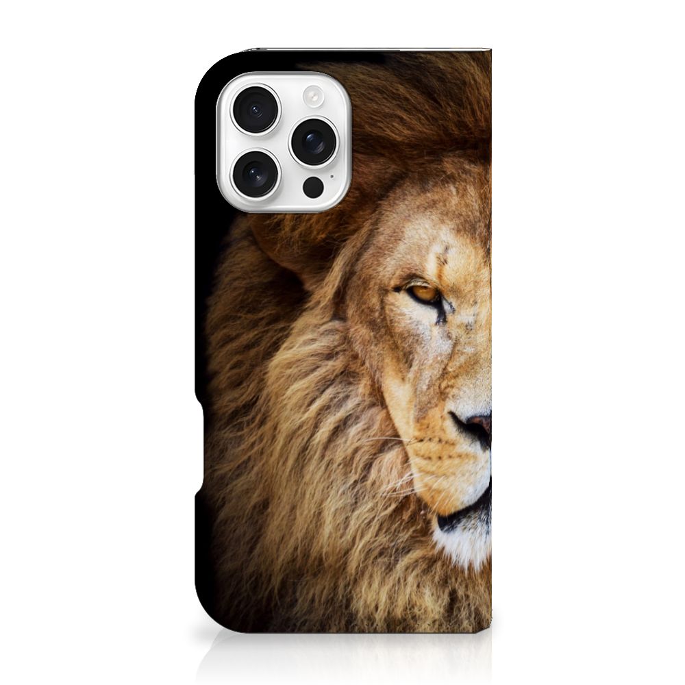 iPhone 16 Pro Max Hoesje maken Leeuw design leeuw aanzicht