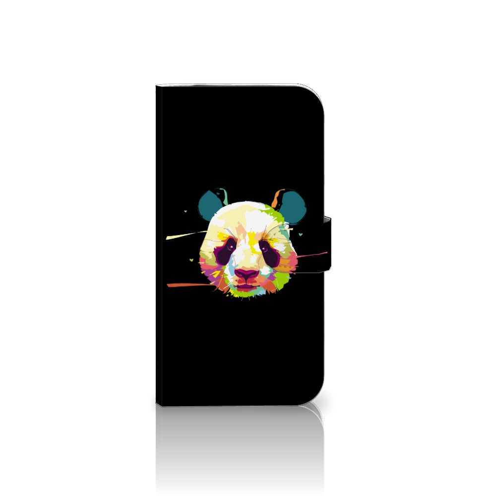 iPhone 16 Pro Max Leuk Hoesje Panda Color boekhoes panda kleur ontwerp voorkant