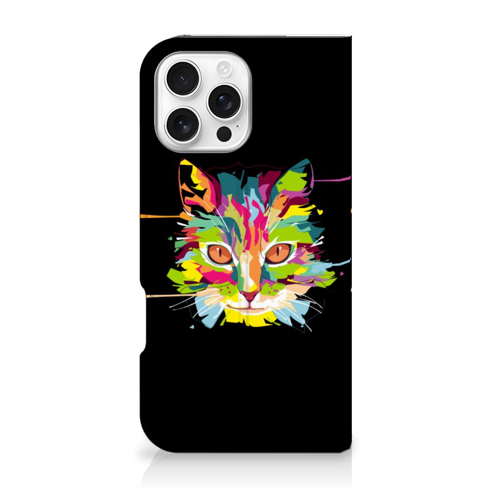 iPhone 16 Pro Max Magnet Case Cat Color voorzijde