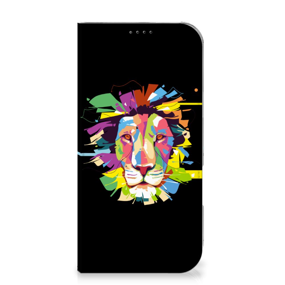 iPhone 16 Pro Max Magnet Case Lion Color voorkant design