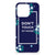 iPhone 16 Pro Max Silicone-hoesje Flowers Blue DTMP achterkant