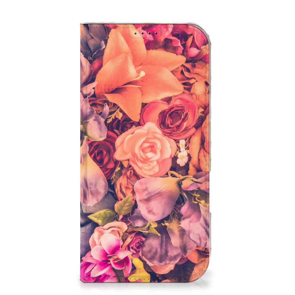 iPhone 16 Pro Max Smart Cover Bosje Bloemen bloemen design voorkant