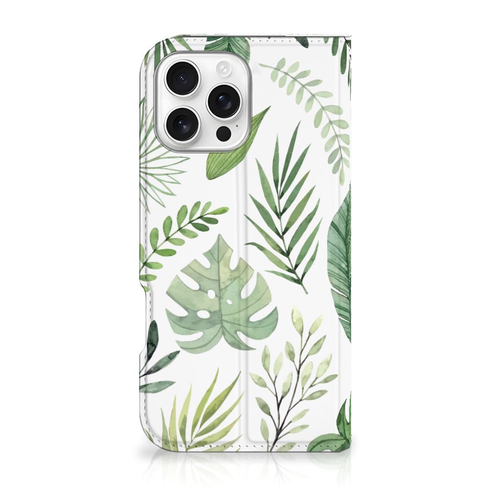 Apple iPhone 16 Pro Max Smart Cover Leaves bladeren voorkant