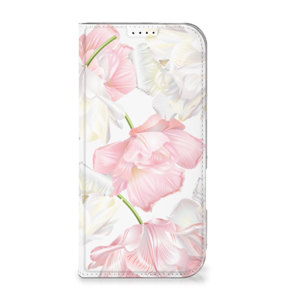 iPhone 16 Pro Max Smart Cover Lovely Flowers bloemen ontwerp voorzijde