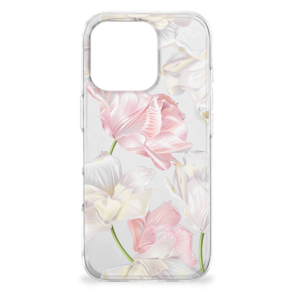 iPhone 16 Pro Max TPU Case Lovely Flowers voorkant bloemen