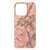 iPhone 16 Pro Max TPU Siliconen Hoesje Marmer Oranje design marmer oranje aanzicht