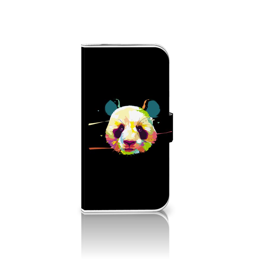 iPhone 16 Pro Max Telefoonhoesje met Pasjes Tijger panda design voorkant