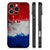 Apple iPhone 16 Pro Silicone Case Nederland Vlaggen print voorkant zijkant