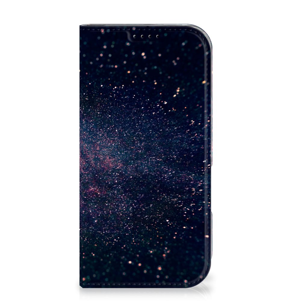 iPhone 16 Pro Stand Case Stars kunstzinnig design voorkant glitter sterren