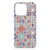 iPhone 16 Pro TPU Siliconen Hoesje Tiles Color design voorkant