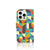 iPhone 16 Pro Telefoon Hoesje Funky Retro telefoonhoesje retro patroon voorkant