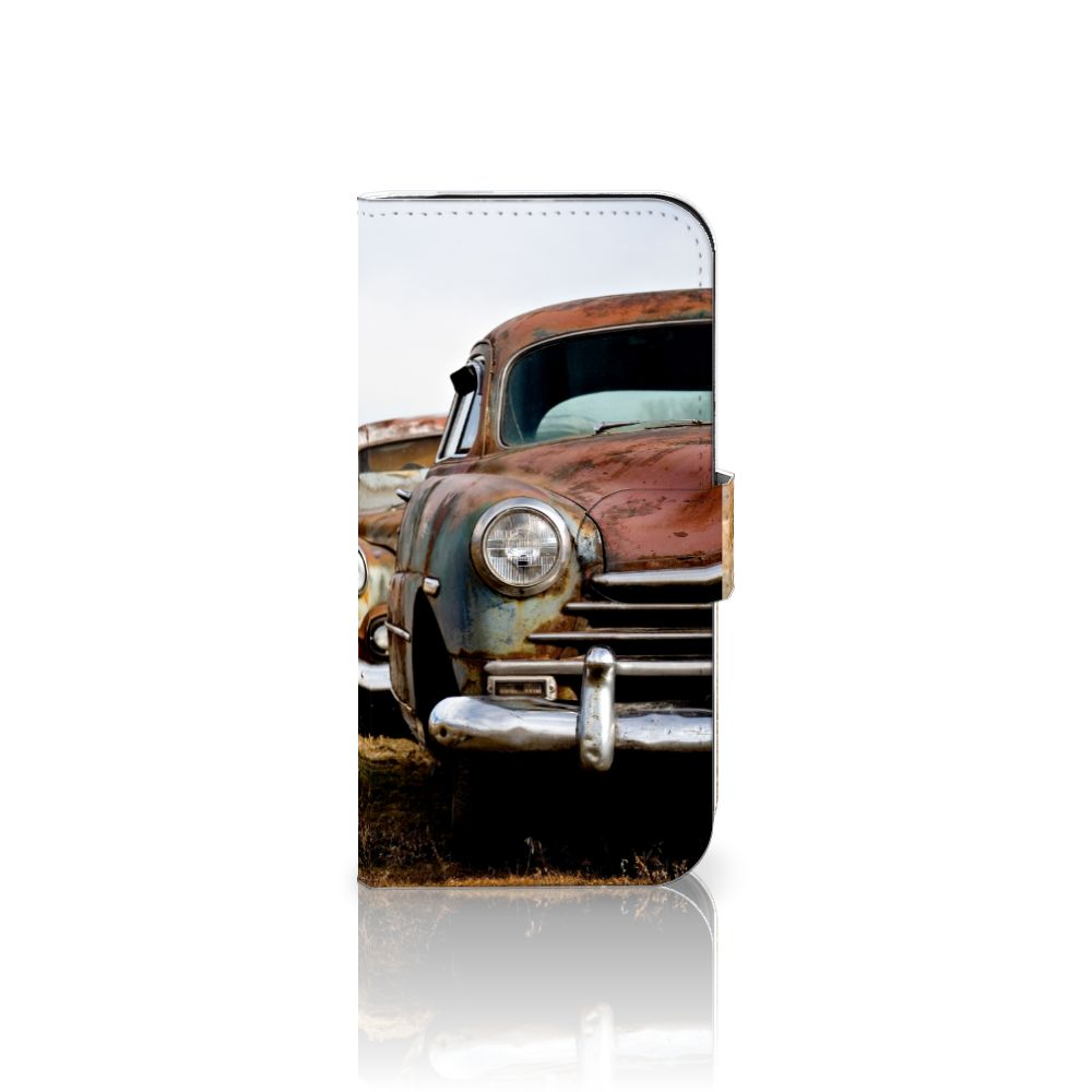 Apple iPhone 16 Pro Telefoonhoesje met foto Vintage Auto zijaanzicht