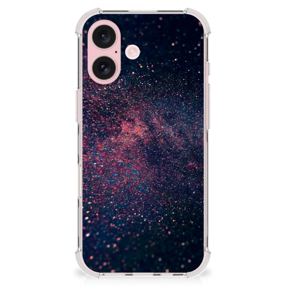 iPhone 16 Shockproof Case Stars achterkant design