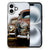 Apple iPhone 16 iPhone 16 Silicone Back Case Vintage Auto achterkant vintage auto