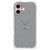 iPhone 16 Stevig Bumper Hoesje Grijs Baby Olifant achterkant