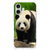 iPhone 16 TPU Hoesje Panda panda design voorkant
