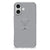 iPhone 16 Telefoonhoesje met Naam Grijs Baby Olifant achterkant