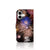 iPhone 16 Wallet Case met Pasjes Vuurwerk wallet case vuurwerk aanzicht