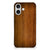 iPhone 16 plus Bumper Hoesje Donker Hout TPU hoesje achterkant donker hout