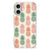 iPhone 16 plus Siliconen Case Ananas telefoonhoesje design ananas achteraanzicht