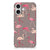 iPhone 16 plus TPU Hoesje Flamingo flamingo design achterzijde