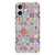 iPhone 16 plus TPU Siliconen Hoesje Tiles Color achterkant