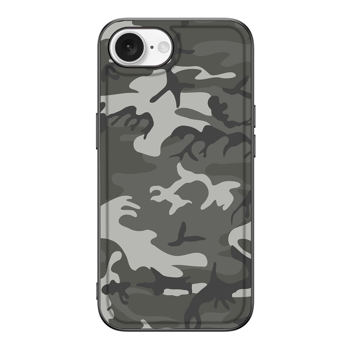 Apple iPhone 16e Back Case Army Light camouflage design achterkant