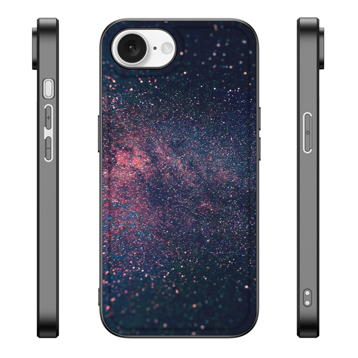 Apple iPhone 16e Backcover Stars abstract print achterkant zijkanten